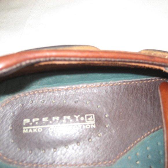 MENS' SPERRY TOPSIDER "MAKO COLLECTION" Size 8M, LIKE NEW - Picture 5 of 8